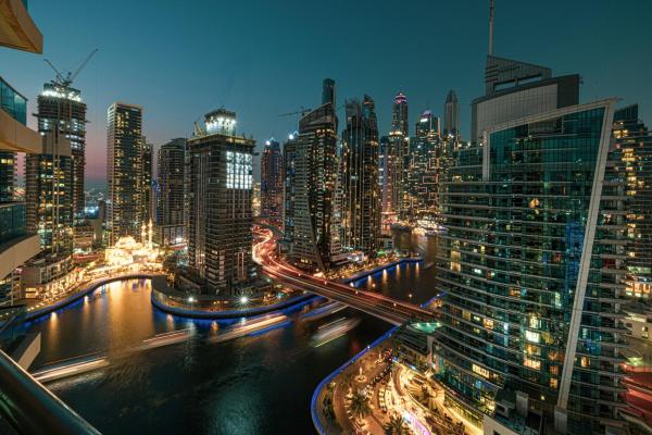 På billedet ses objektet Perfect Stay - 1Bedroom with full Marina View beliggende i byen Dubai.