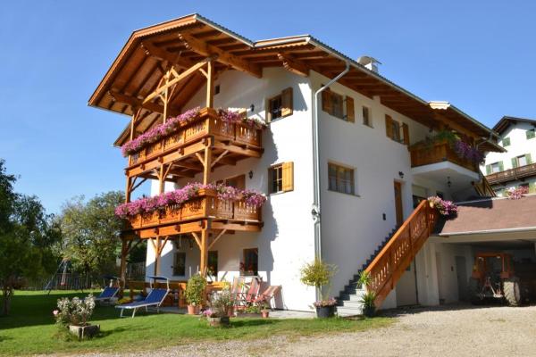 Na zdjęciu widoczny jest obiekt Winterklaubhof położony w mieście Siusi.