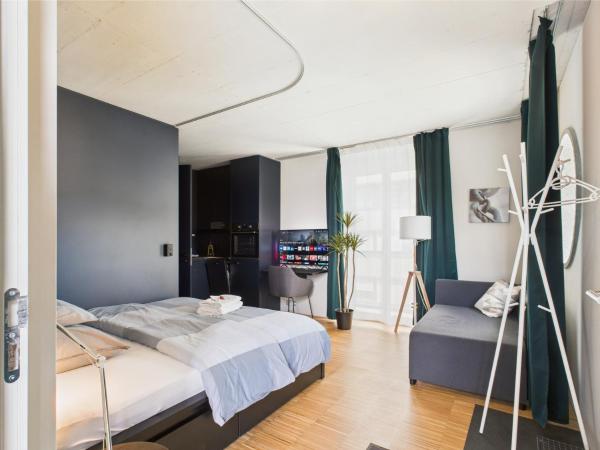 Na zdjęciu widoczny jest obiekt modernes Studio an bester Lage położony w mieście Aarau.