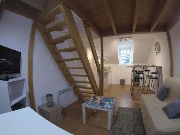 A la foto es mostra l'objecte Studio mezzanine des Eaux Vives situat a la ciutat de Gelos.