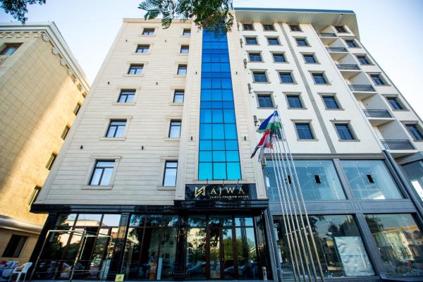 Na zdjęciu widoczny jest obiekt Ajwa Plaza Premium Hotel położony w mieście Buchara.