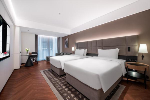 Habitació Doble Deluxe - 2 Llits — 36 m² - 成都西博城中心城际酒店
