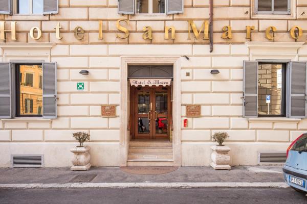Na zdjęciu widoczny jest obiekt Hotel San Marco położony w mieście Rzym.