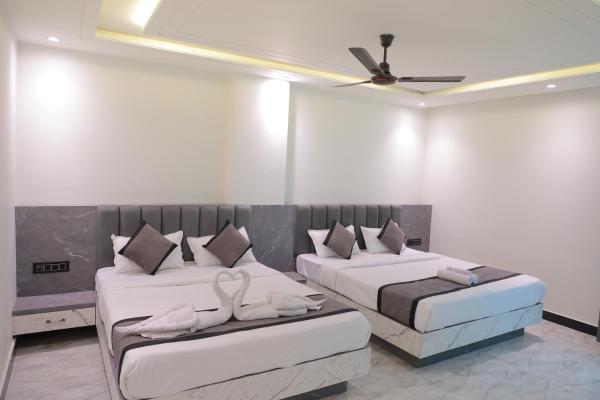 A la foto es mostra l'objecte S K Residency Vrindavan situat a la ciutat de Vrindāvan.
