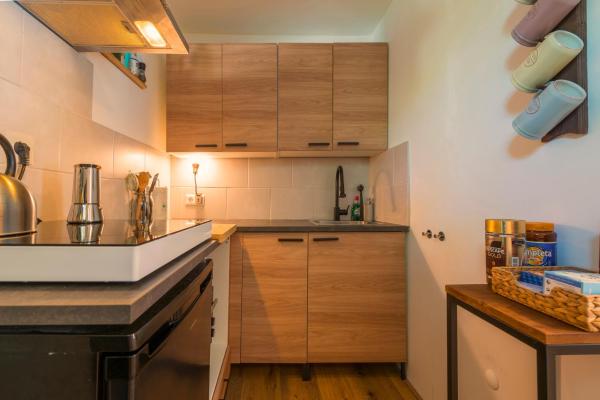 Φωτογραφία 9: Tiny house - fietsverhuur, eigen keuken en badkamer