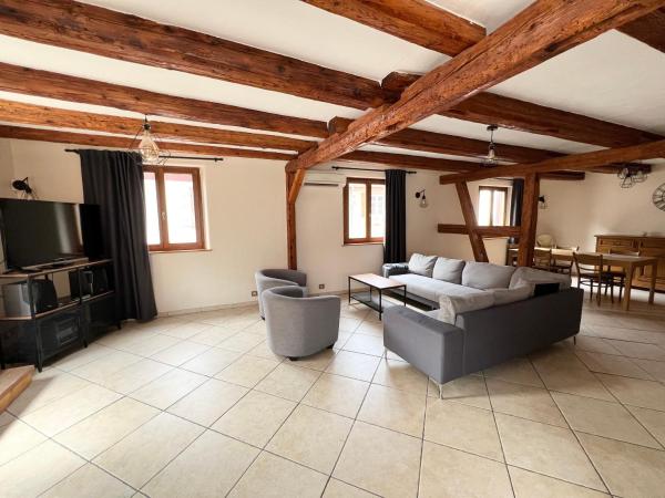 På billedet ses objektet Gîte aux 2 vignes - Grande maison idéale en famille ou entre amis - Animaux acceptés beliggende i byen Kintzheim.