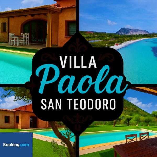 På billedet ses objektet Villa Paola San Teodoro con piscina privata beliggende i byen Lu Lioni.