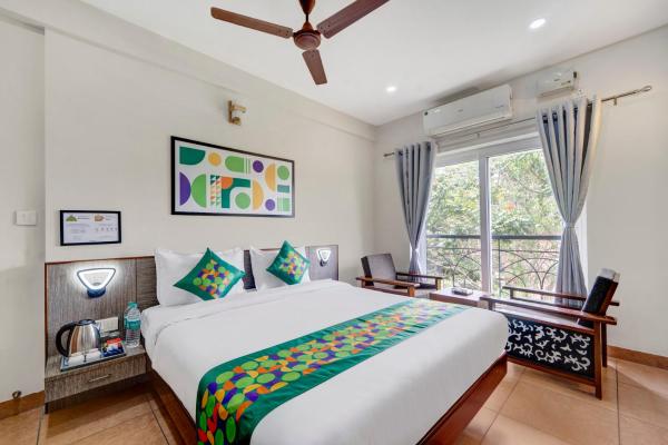 Na zdjęciu widoczny jest obiekt Treebo Pratham Inn, Manipal położony w mieście Udupi.