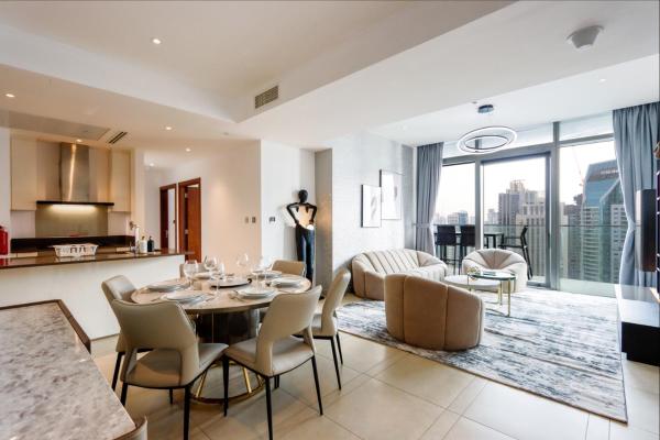 På billedet ses objektet Livbnb Elegant 3BR in Marina Gate Panoramic Marina Views with Private Balcony beliggende i byen Dubai.