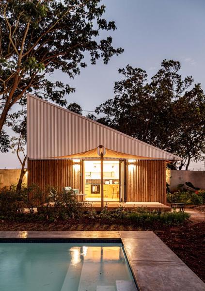 Na zdjęciu widoczny jest obiekt Modern Cabin - Pineapple położony w mieście Usutu.