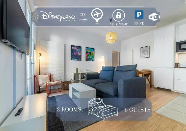 Na fotografii je vidět objekt Hakuna Matata Lodge - Disney à 5 min nacházející se ve městě Serris.