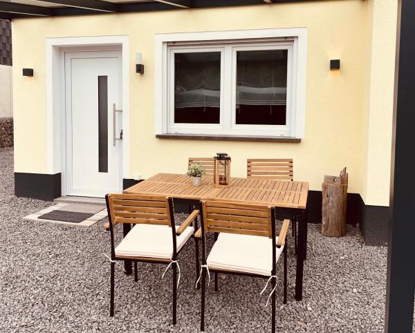 På billedet ses objektet Ferienwohnung in der Hardt beliggende i byen Weiler.