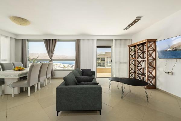 På billedet ses objektet Mamad Sea View Penthouse Near the Beach beliggende i byen Eilat.