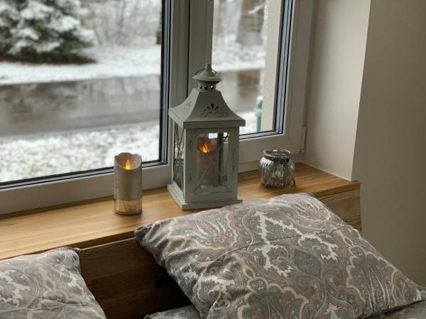 The photo shows the Mäekalda Guesthouse Garden Villa with private sauna located in the city of Eesküla.