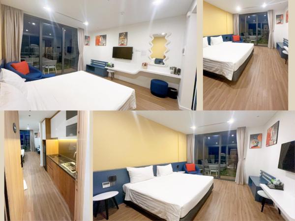 På bilden syns objektet Flamingo Hải Tiến - Studio Tầng 15 View Biển - Nghỉ Dưỡng Đẳng Cấp som ligger i staden Thanh Hóa.