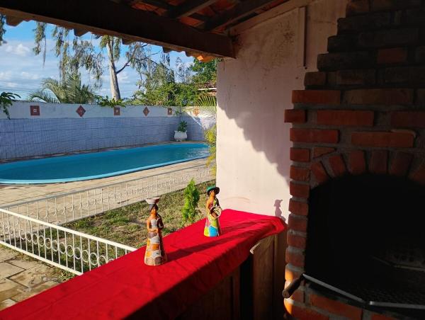 På bilden syns objektet Casa de Campo com Piscinas Alto do Moura som ligger i staden Fazenda Nova.