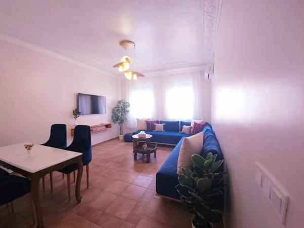 Na fotografii je vidět objekt Design Elegant Appartement nacházející se ve městě Marakéš.