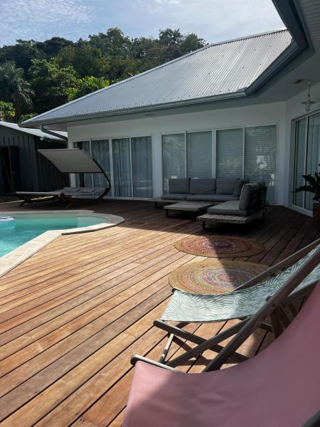 Red tree villa