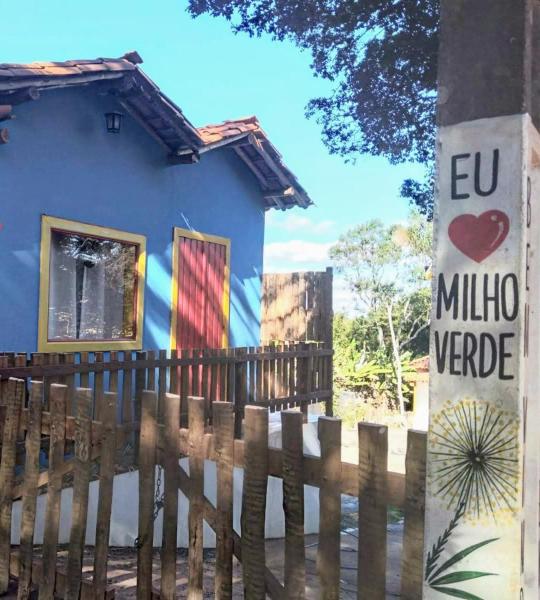 Na zdjęciu widoczny jest obiekt Suite recanto serra do espinhaço położony w mieście Sêrro.