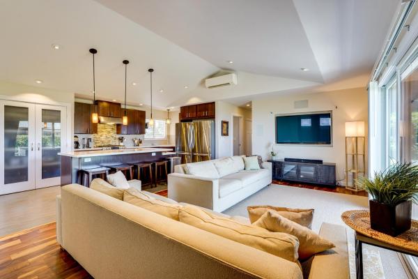 Na fotografii je vidět objekt Kona Coast Hideaway with Patio and Pacific Ocean Views nacházející se ve městě Holualoa.