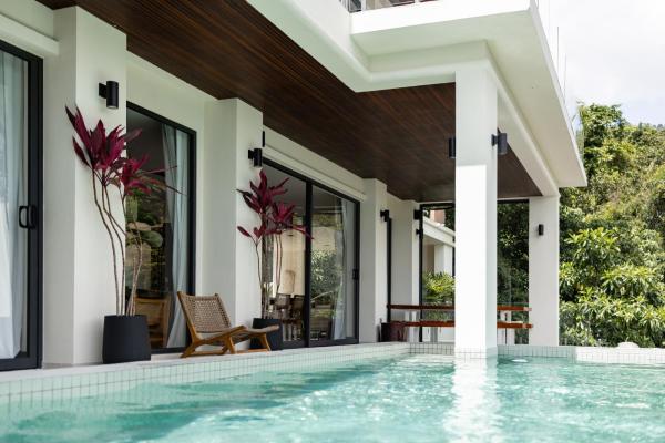 A la foto es mostra l'objecte Luxury 3 BDR Jungle Villa - Infinity Pool & Seaview situat a la ciutat de Amphoe Koh Samui.
