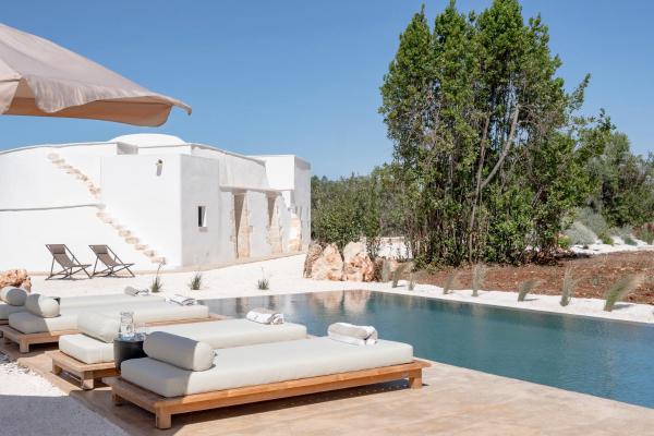 A la foto es mostra l'objecte Casa La Saracena situat a la ciutat de Ostuni.