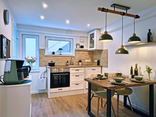 Auf dem Foto ist das Objekt Ferienwohnung Mühlenteich by Hoheisel - Wanderurlaub im Harz in der Stadt Osterode zu sehen.