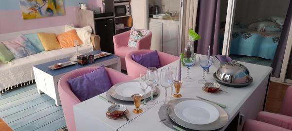 Nice Chambre Exclusive Dans 2 Pieces 40 M2 Atypique Original Dans Grande Structure Type Appartement D'hote 80 M2 200 M Mer Promenade Des Anglais Sejour Chez L'habitant - Beaulieu-sur-Mer
