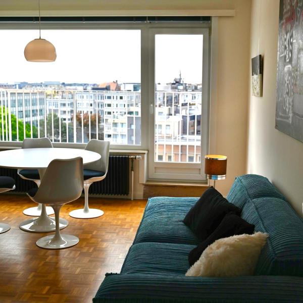 A la foto es mostra l'objecte Monaco Acht situat a la ciutat de Oostende.