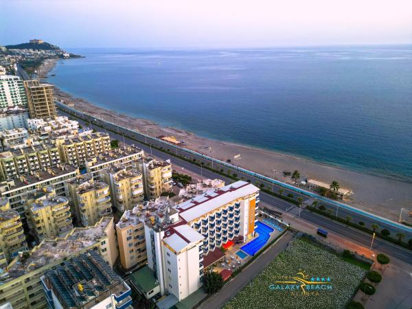 A la foto es mostra l'objecte Galaxy Beach Hotel Alanya situat a la ciutat de Mahmutlar.