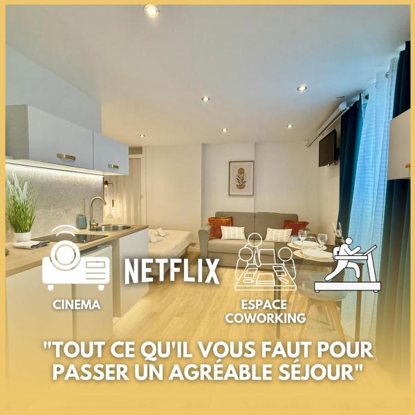 Appartamento con 1 Camera da Letto - Studio 5 - Cinéma Sport Parking - DABNB