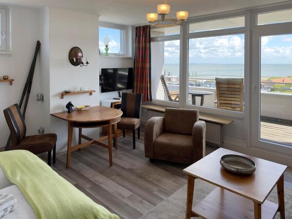 A la foto es mostra l'objecte Haus Nordenlicht Ferienwohnung Kiek-ut situat a la ciutat de Wittdün.