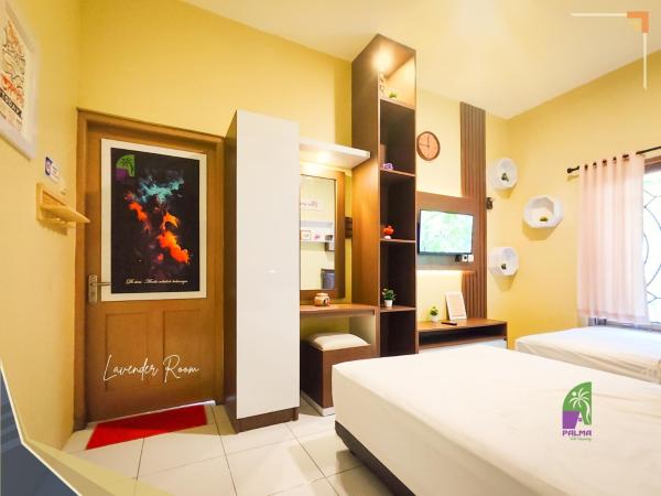 På bildet vises objektet Palma Lavender Room Klaten som ligger i byen Kuwoso.