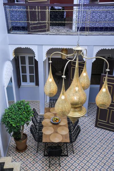 A la foto es mostra l'objecte Riad Authentique en Exclusivité situat a la ciutat de Marràqueix.