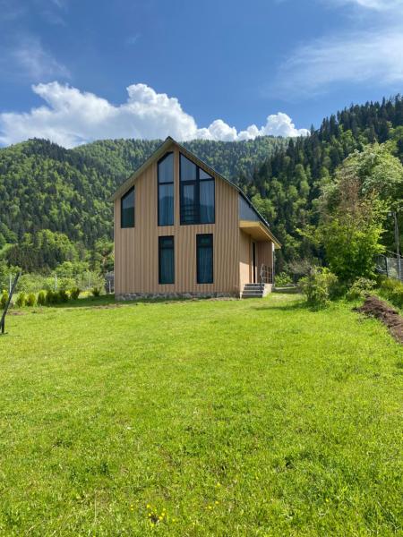 Na fotografii je vidět objekt MTA house - Borjomi nacházející se ve městě Bordžomi.