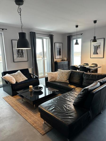 Auf dem Foto ist das Objekt Apartment z tarasem in der Stadt Kłodzko zu sehen.