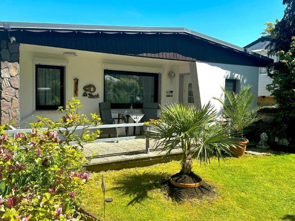 A la foto es mostra l'objecte Ferienhaus für drei Personen mit Terrasse situat a la ciutat de Friedrichroda.