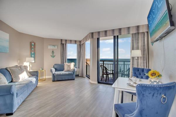 Coastal Serenity 1br Oceanfront Suite, Dogs Ok! 1810 - 默特爾比奇