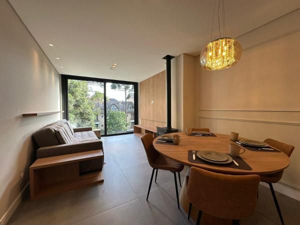 A la foto es mostra l'objecte Tranquilidade, conforto e localização privilegiada situat a la ciutat de Gramado.