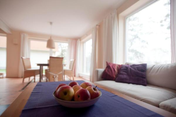 På billedet ses objektet Ferienhausquartier Huberhof beliggende i byen Warnitz.