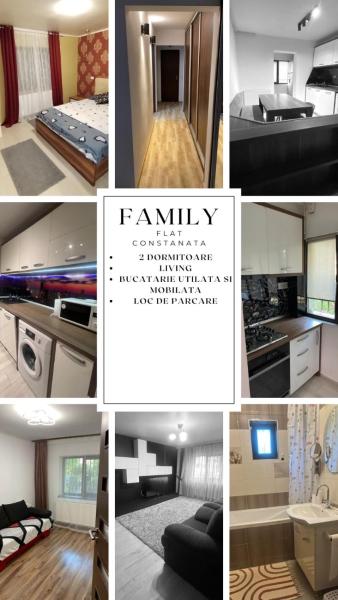 A la foto es mostra l'objecte Family flat situat a la ciutat de Constanţa.
