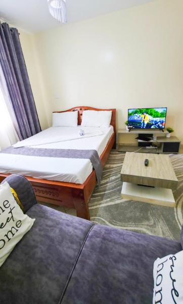 På billedet ses objektet Modern Studio Apt in Ruiru Membly, near the Popular OJ Lounge beliggende i byen Ruiru.
