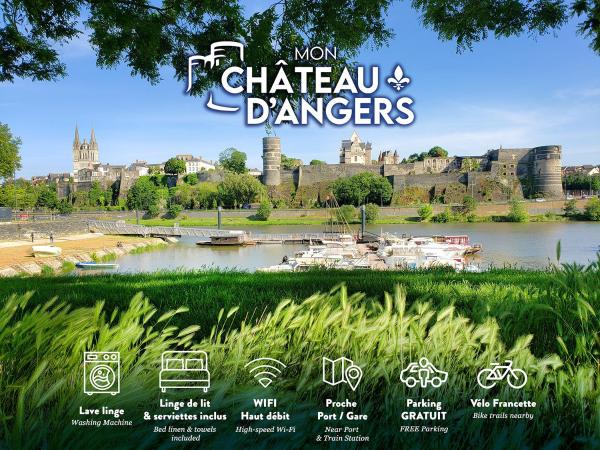 På billedet ses objektet Le Chateau beliggende i byen Angers.