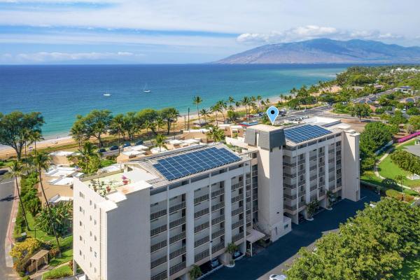 På billedet ses objektet Kamaole Beach Royale 506 - Stunning Ocean Views, Spectacular Renovation, AC beliggende i byen Kihei.