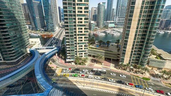 På billedet ses objektet Modern Oasis in Heart of Marina with Marina View - 11AB05 beliggende i byen Dubai.