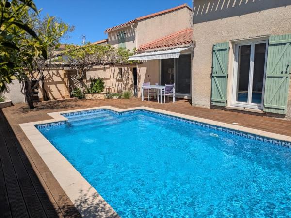 Nella foto è visibile l'oggetto Maison de vacances avec piscine situato nella città di Baillargues.
