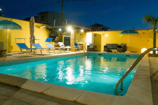 Na fotografii je vidět objekt B&B Villa Concordia Vip nacházející se ve městě Agrigento.