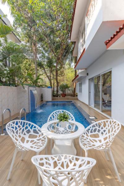 Villa White By Hh - Near Baga And Anjuna Beach - Goa