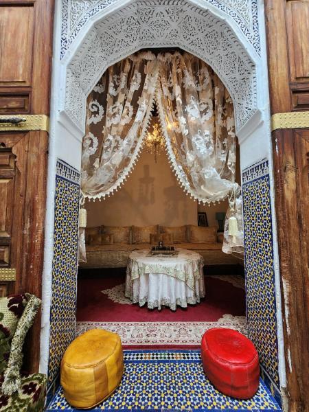A la foto es mostra l'objecte Riad Bennouna situat a la ciutat de Fes.