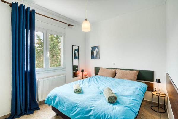 A la foto es mostra l'objecte Sunny Apartment with parking situat a la ciutat de Quios.